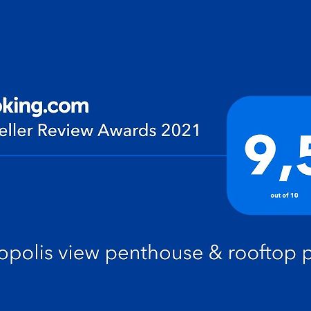 Acropolis View Penthouse Lägenhet Aten Exteriör bild