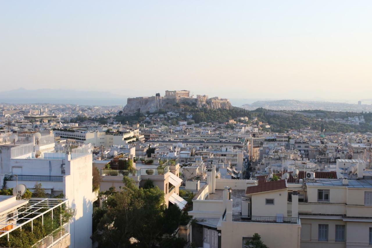 Acropolis View Penthouse Lägenhet Aten Exteriör bild